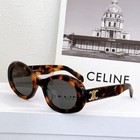 Celine Cl40194u Triomphe Oval Women Sunglasses Authentic Travel Glasses W  Box