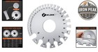 Standard Round Wire Gauge Tool 3 5 Inch Stainless Steel Dual-sided 1 Piece