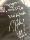Matt Hardy Autographed Ring Worn Wrestlmania 2005 Shirt With Inscription