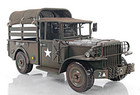 Dodge M37 Military Command Truck Metal Model 13  Us Army 1950 s Korean War Decor