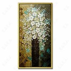 Large Oil Painting Flowers On Canvas Home Wall Decor Handmade Modern Art