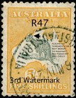 5 - Kangaroo 3rd Wmk   kangaroo s Ear Broken At Right  Acsc44 v va Cv 325   R47