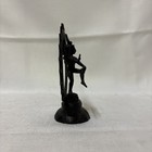Dynamic   bronze Shiva From India  Black Patina   8  H X 6  W  Intricate Detail