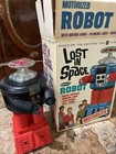 1966 Remco Lost In Space Robot Working With Orig Box Red  black