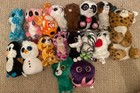 Ty Beanie Boos Lot Stuffed Plush - Few With Tags- Different Sizes