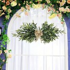 Artificial Olive Wreath For Front Door 23 Inch Greenery Wreath With Olive Leaves