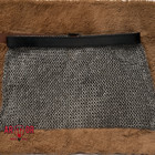 Chainmail Skirt  Mild Steel  9mm Round Rings Solid  Medieval Armor Skirt  Larp 