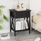 Nightstands Set Of 2  Modern Bedside End Tables  Night Stands With Drawer And   
