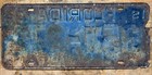 Vintage Florida  1942  License Plate 35w-72