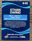 Ethan Ewing Signed   Autographed Upper Deck 2026 World Surf League  wsl  Card