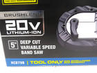 Hercules Hcb79b 20v Brushless 5  Deep Cut Variable Speed Band Saw Bare Tool