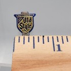 Vtg Heilemans Old Style Beer Pin Button Hat Lapel Vest Alcohol Logo Blue Plastic