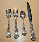 Gorham Strasbourg Sterling Silver Flatware  4-piece Setting - For Animal Charity