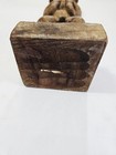 African Tribal Wood Sculpture Hand Carved App  12 Inches Tall Unique Vintage