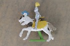 Vintage 1980s Britains Deetail Turks Knight Figure - Black   Purple
