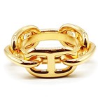 Hermes Scarf Ring Gold 4489472
