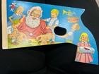 Vintage Coca Cola 1954 Advertising Paper Toy Gun For Santa Sled Reindeer