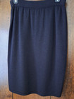 St  John Collection Santana Knit Pencil Skirt Black Size 8 Stretch Classic