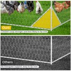 20 X10 Ft Walk-in Metal Chicken Coop Poultry Cage Pet House W  Chicken Run Cover