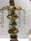 Vintage 18  Gold Crystal Prisms Balance-scales Of Justice