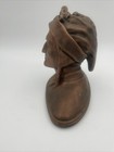 Rare Museum Classes Bronzd Tone Dantes Sculptune Status 11  Wx 9  H Italy