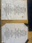 Alanis Morissette Lot  2 Set Lists  One Vip Parking Pass  Coasters  Journal  Bag