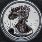 2021 American Silver Eagle Reverse Proof Two Coin Set Us Mint  1 Ogp Box   Coa