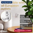 4 Pack European Travel Plug Adapter  Unidapt Us To Europe Plug Adapter  European