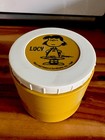 Vintage 60s 1969 Peanuts Lucy Retro Collectible Insulated Thermos Jar Rare Htf
