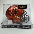 Autographed signed Brian Urlacher Hof 18 Chicago Bears Flash Mini Helmet Bas Coa