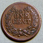 Rare Patriotic 1863 Civil War Token - Not One Cent - Lot 1286