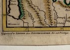 1706 Antique Map Of North America   Caribbean- Pieter Van Der Aa -original 7x10 