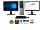 Dell Or Hp Desktop Pc Computer Dual Core  500gb Dual 22  Lcd Wifi Windows 10 8gb
