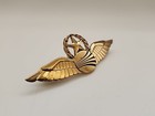 Continental Airlines Metal Senior Uniform Pilot Wings 