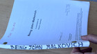 1998 Being John Malkovich Charlie Kaufman Original Movie Script Screenplay