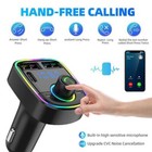 Handsfree Bluetooth Fm Transmitter Carkit Radio Mp3 Player Usb Charger Adapter 