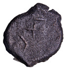Widow Mite Lepton Judaea  Alexander Jannaeus 103-76 Bc     Anchor Coin Widow Mite