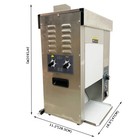 110v 2000w Commercial Burger Buns Toaster 50   -300    Hamburger Toasting Machine