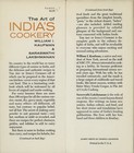 Vintage Indian Cookbook Curry Art Of India s Cookery Saraswathi Lakshamanan
