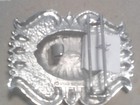 Vintage Navajo Sterling Silver  Turquoise Belt Bucklevintage Navajo Sterling 