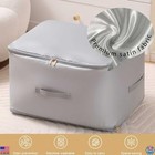 3-layer Compression Storage Bag  Large Capacity For Comforters   Bedding  Gray