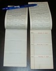 Lot 2  Aug 1952  April 1955 Complete Pin Up Calendar Notepads Withers Hollywood 