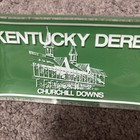 Vintage Kentucky Derby Glass Plate Plaque 50   s 60   s