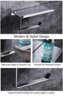 Toilet Paper Holder With Phone Shelf Wall Mounted Bathroom Tissue Roll Storage R