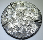 1758 Chopmarks Mexico Silver 8 Reales Spanish Colonial Pirate Pillar Dollar Coin