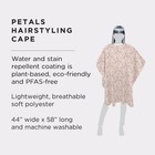 Fromm Hair Styling Cape 44  X 58  Petals Pattern For Shampoo Bowl