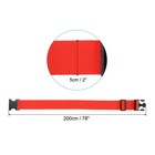 4 Set Luggage Strap With Luggage Tag Loop 78 x2  Adjustable Suitcase Belt  Red