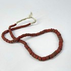 Red Green Heart Venetian Trade Beads