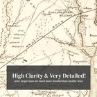 Old Map Of Beaufort County  Sc 1873 - Vintage South Carolina