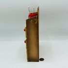 Vintage Wood 4 Tier Sewing Thread Spool Box Drawer Cabinet Pin Cushion Painted